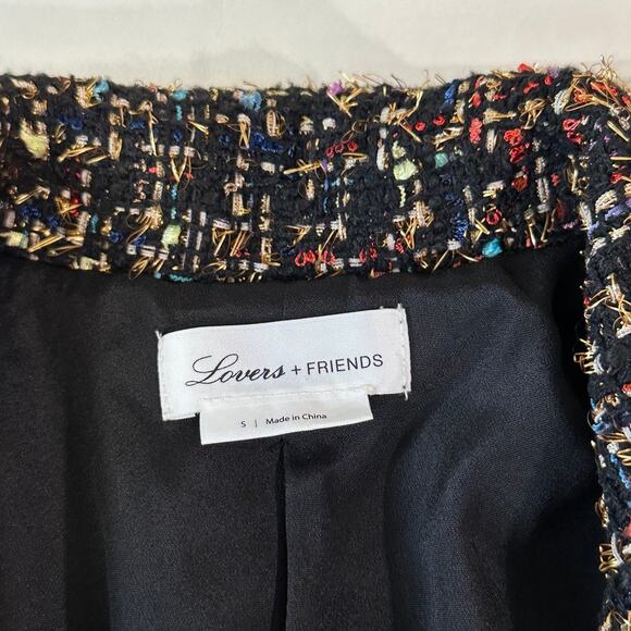 Lovers + Friends Full Length Tweed Coat - Picture 4 of 9